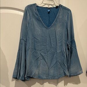 Scotch & Soda Blue Denim Blouse